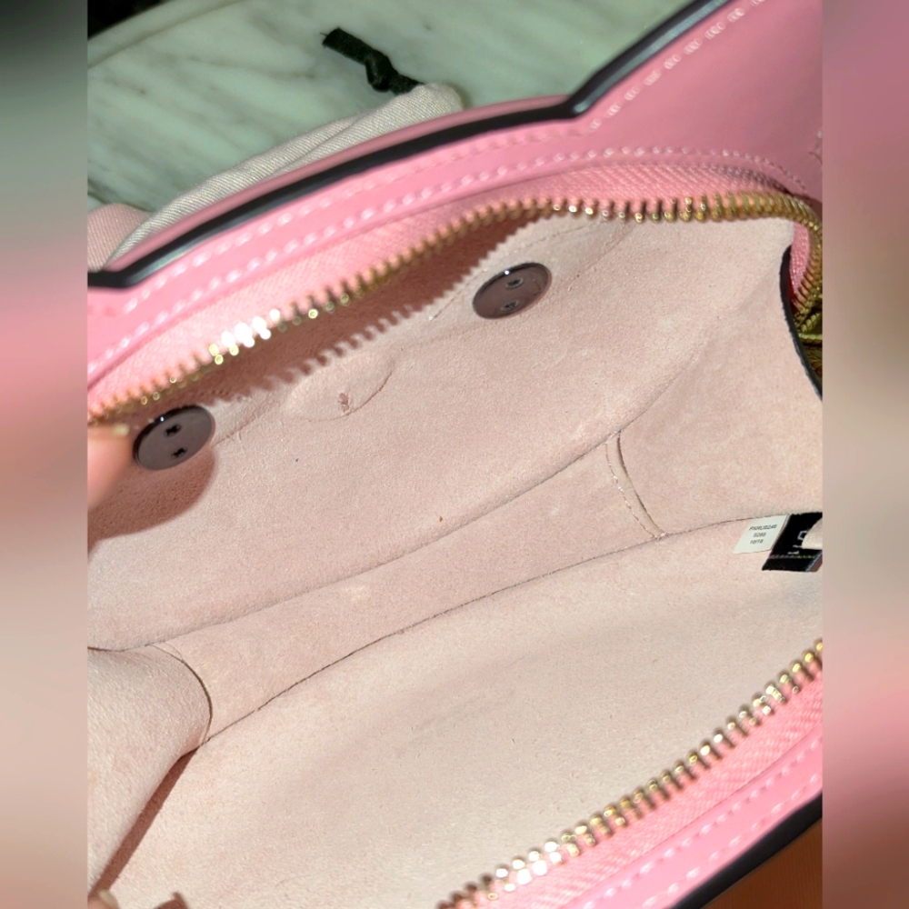 Kate Spade "Cats" Feline Face Crossbody Bag - Pink/Like new w/dust bag - Picture 9 of 16